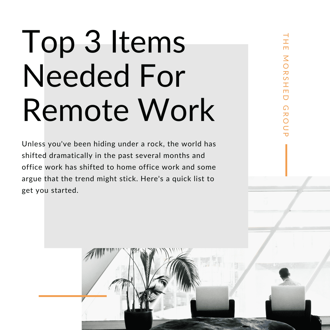 items for remote work 